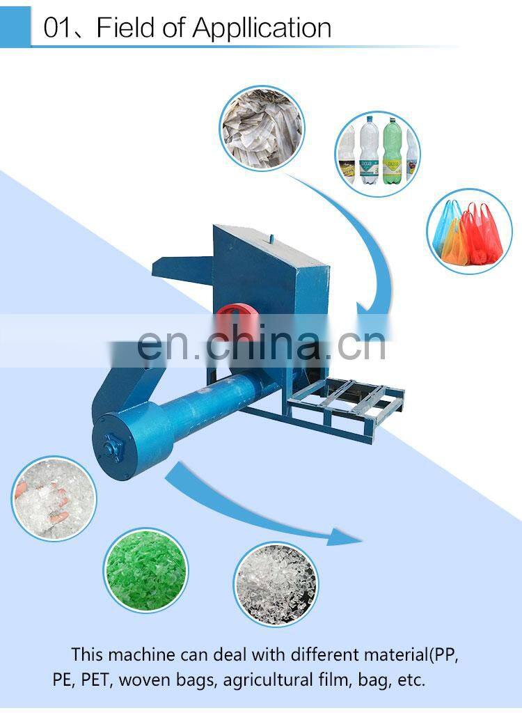 Shuliy factory price model 600 15kw plastic bottle crusher cutter machine plastic cutter