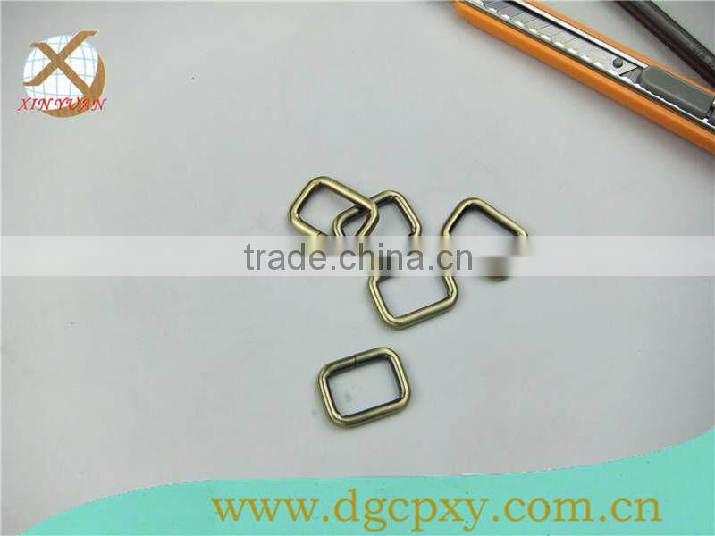 antique square leather bag buckles