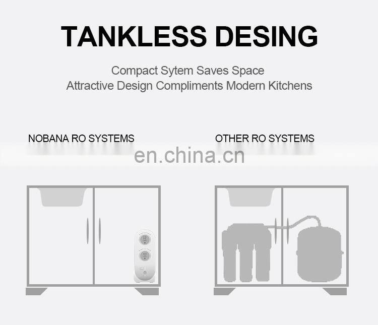 Quality 400GPD RO Water Filtration System Reverse Osmosis Water Purifier for home use