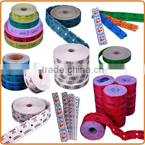 2015 hot sale garden series coupon ticket raffle ticket official sale ticket rolls meeting ticket