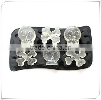 BC0058 skull silicone ice cube tray
