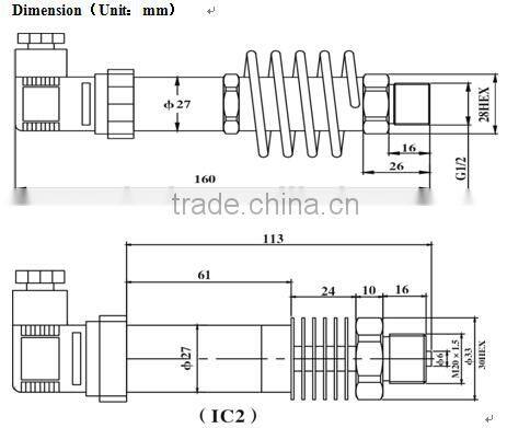 high temperature pressure transmitter