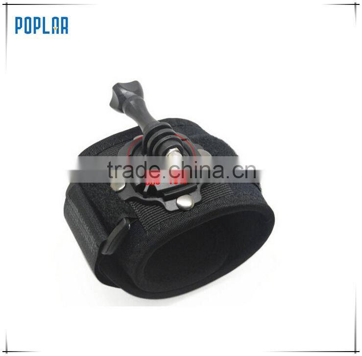 Poplar New camera accessories for Gopros Fixed Wrist Hand Arm Holder Strap+Screw 1/4 Mount GP128