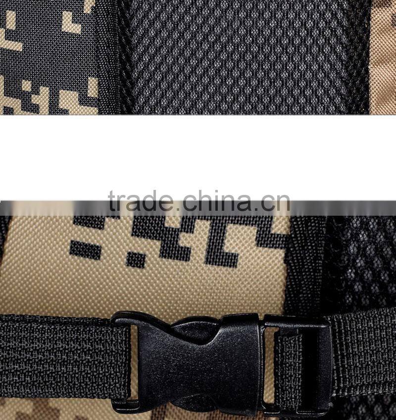 Army adjustable tactical outdoor camping hiking canvas backpacks traveling spotrs military backpack