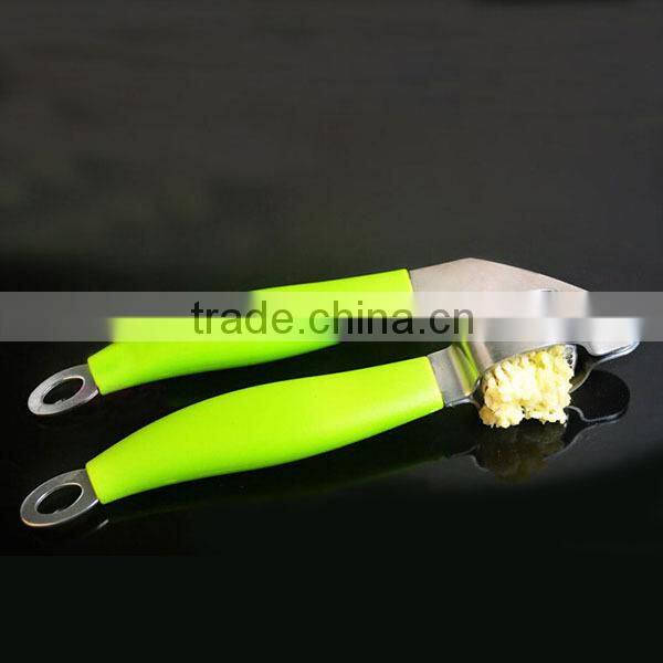 In stock Easy clean New Best ABS+Stainless steel garlic presser Crusher Mincer 175g garlic clove peeler