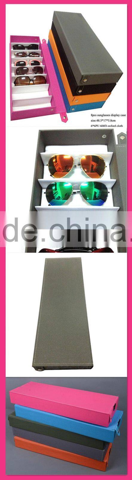 China Supplier Customized Display Large Storage Folding Carrying Case For Sunglasses