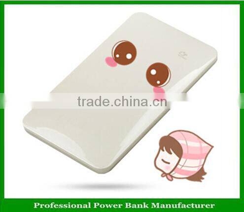 Factory directly offer slim 6000Mah power bank for smartphone and tablet