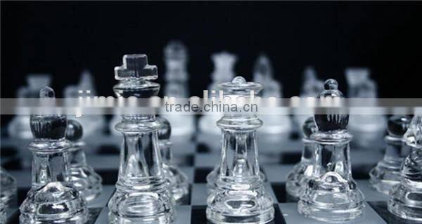 top grade glass chess piece