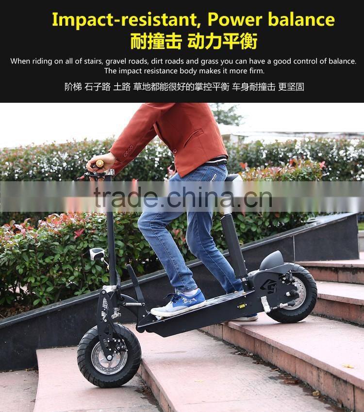 li-ion battery stand up electric scooter