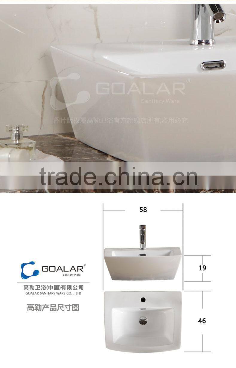 Top quality bathroom counter top basin/ceramic sink