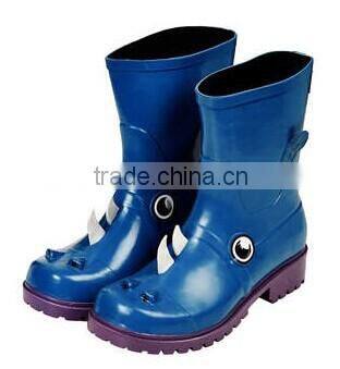 Blue garden boots