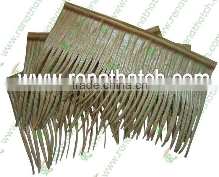 waterproof, fireproof synthetic thatch, palm thatch