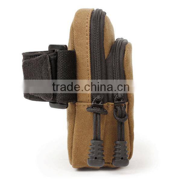 fashion running waist bag cheap canvas sports bag men cycling waist bag