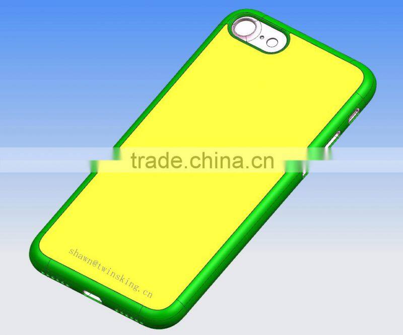 Ultra thin 0.6MM matte full protective blank case for iPhone 7 plus ,for iPhone7 groove case