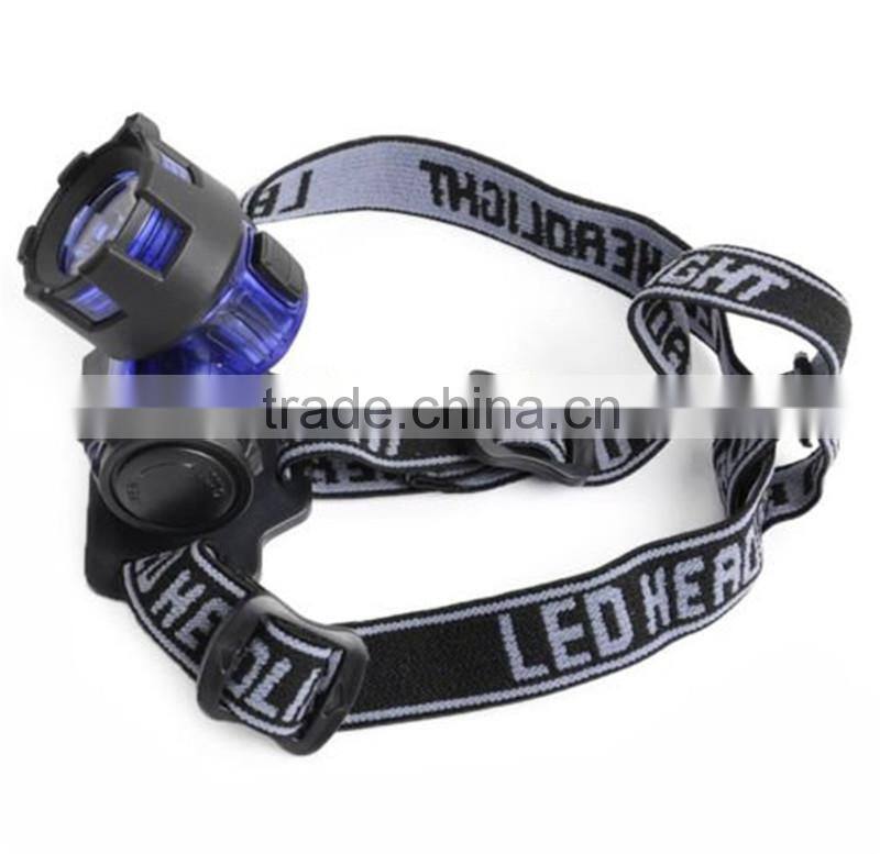 Professional high power aluminium head torch/head light for fishing hunting
