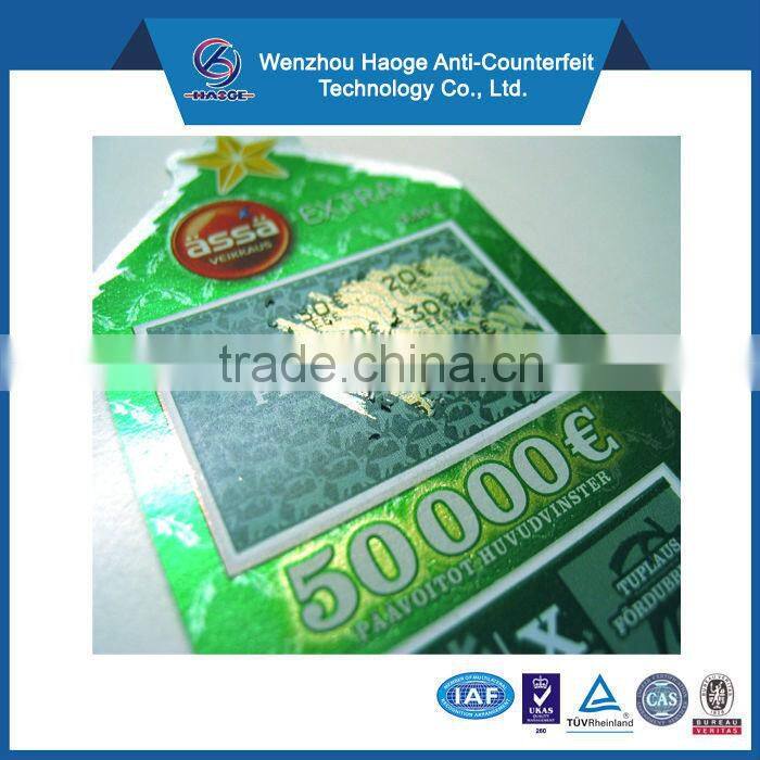 Lottery scratch card, Scratch Off Game Card ,scratch off card