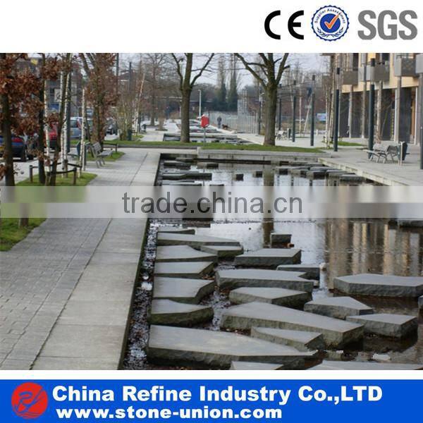 Natural black limestone