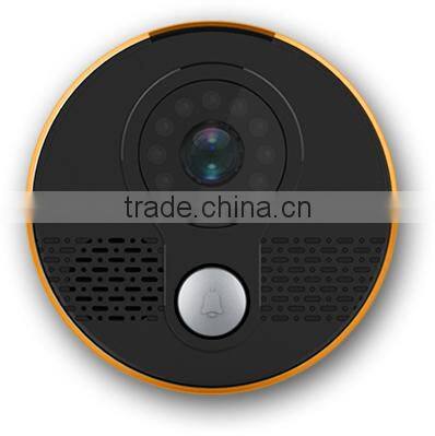 Good quality door peephole wifi video doorbell support IOS and android system