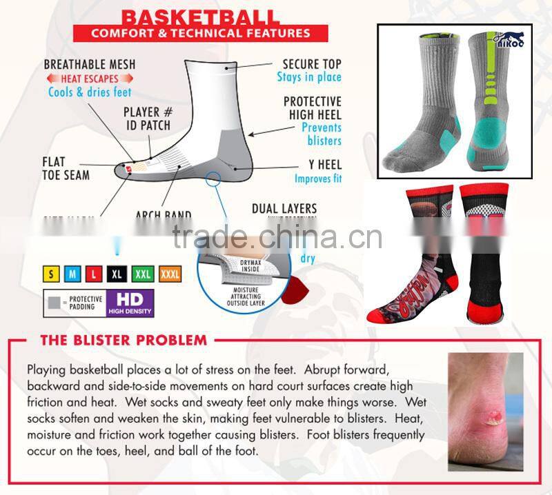 Cotton spandex cheap long thermal soccer socks kids