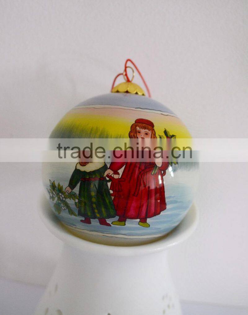 Inside painting ornament ball for -Christmas