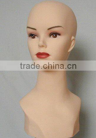 natural skin color mannequine head