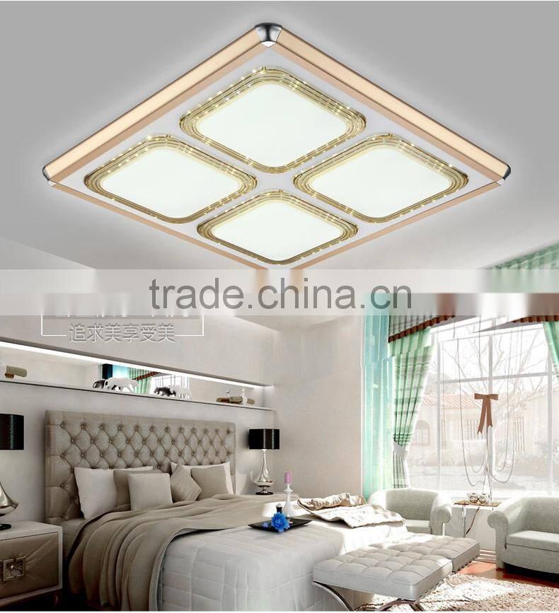 2016 hot sales square aluminum ceiling light for living room ceiling light