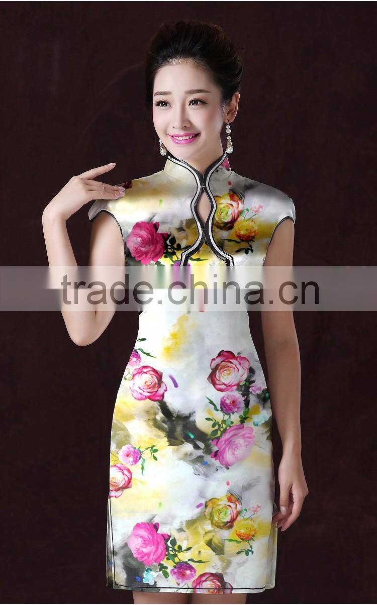 Pure Silk Fabric Printed Fabric Charmeuse Silk Satin fabric 100% silk fabirc