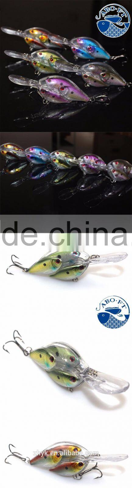 Rock Group fish popper with colorful fish crank fishing bait
