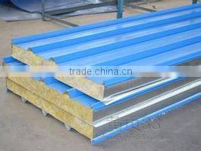 hot rock wool sandwich panel for roof or wall