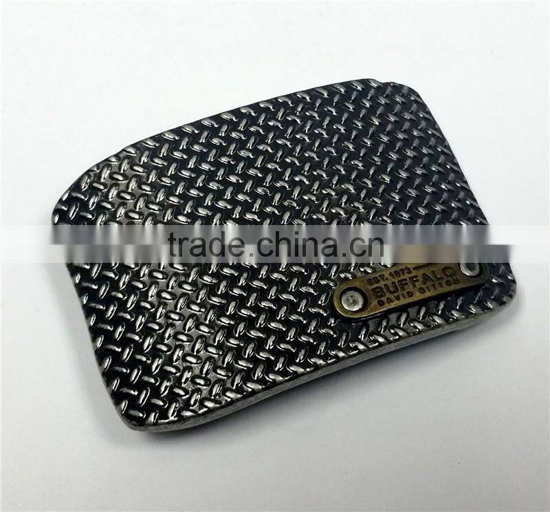 High quality pearl gun iron belt buckle , custom belt buckle