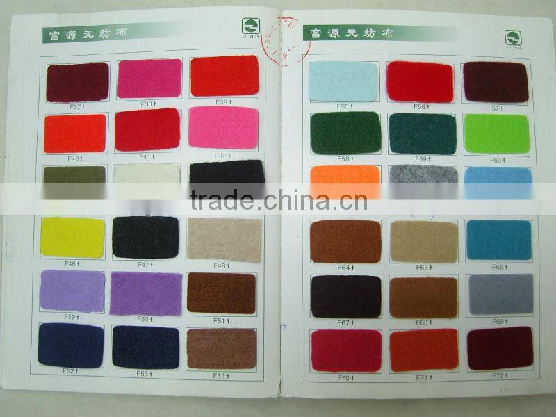 black non woven polyester interlining felt