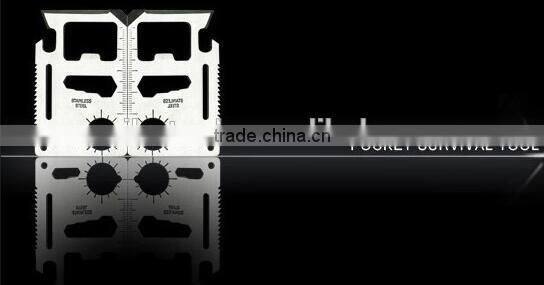 Pocket no folding multi Crimping Tool Credit card knife