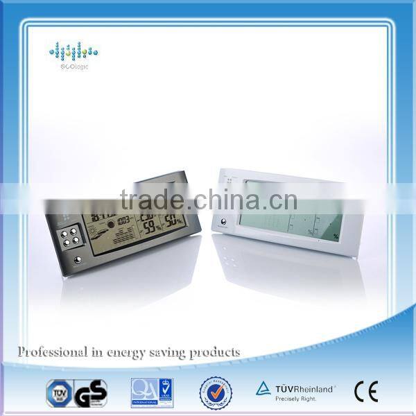 Hot-sale advanced wireless weather station with calender with large LCD screen record Wind&Rainwind Rain &Temperature &Humidity