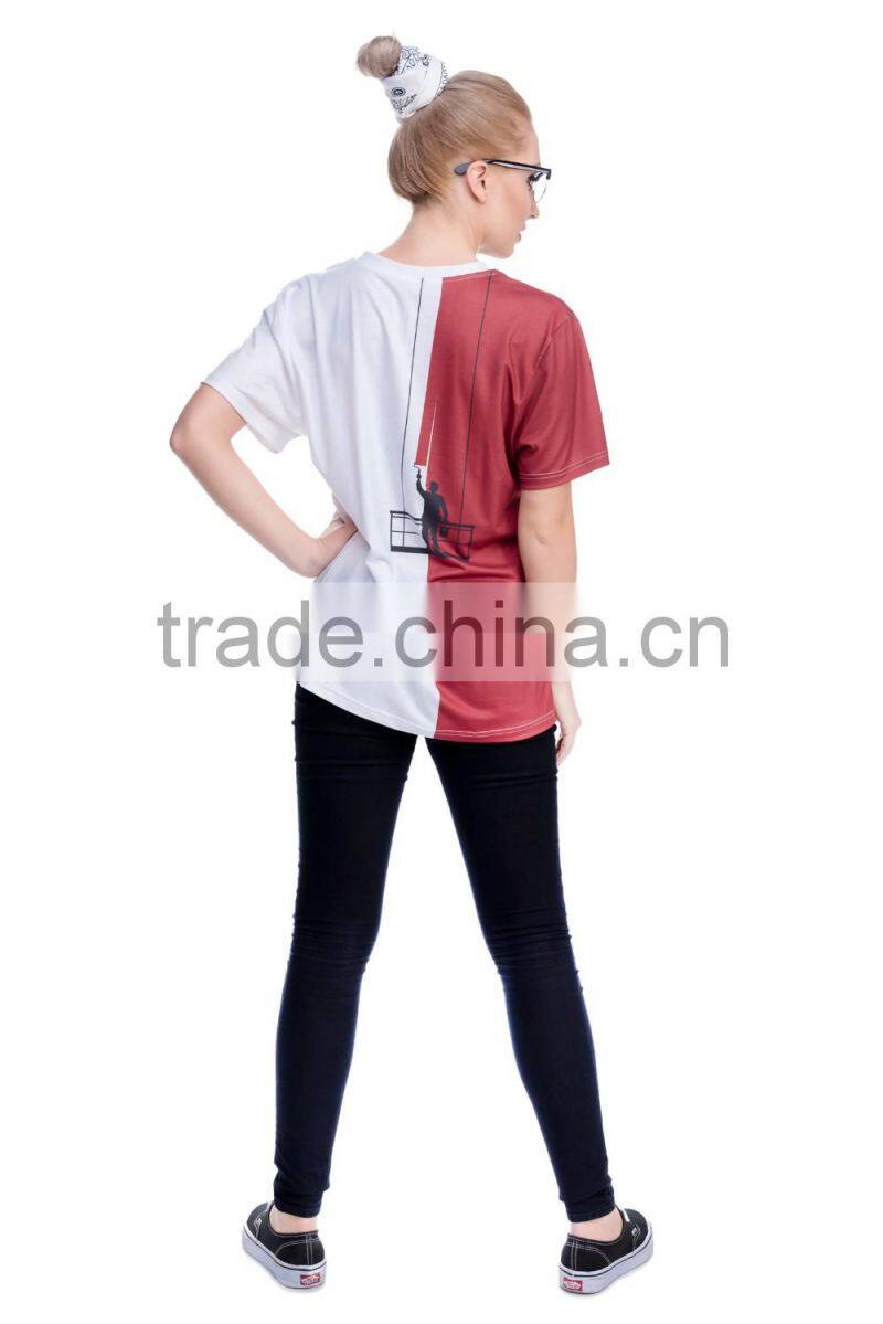 OEM Brand New 3D Print Latest T shirt Designs for Girls