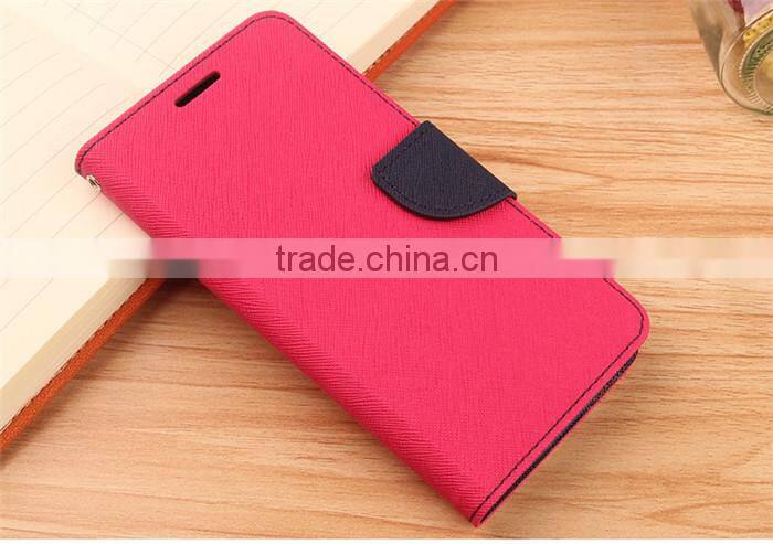 Mix Color Luxury Flip Wallet Leather Case For Samsung Note 5 Cell Phone