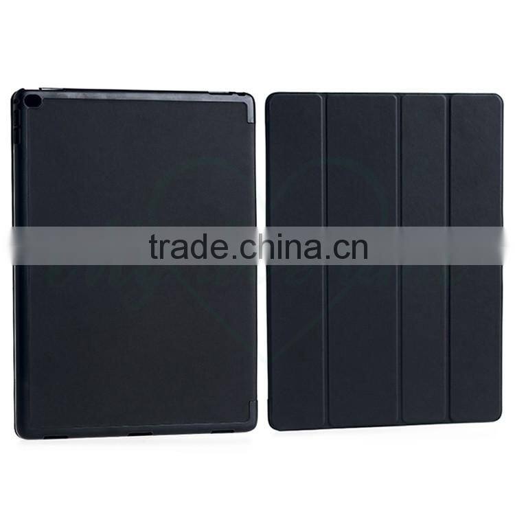Factory Newest Leather Tablet Holster for Ipad pro with Stand