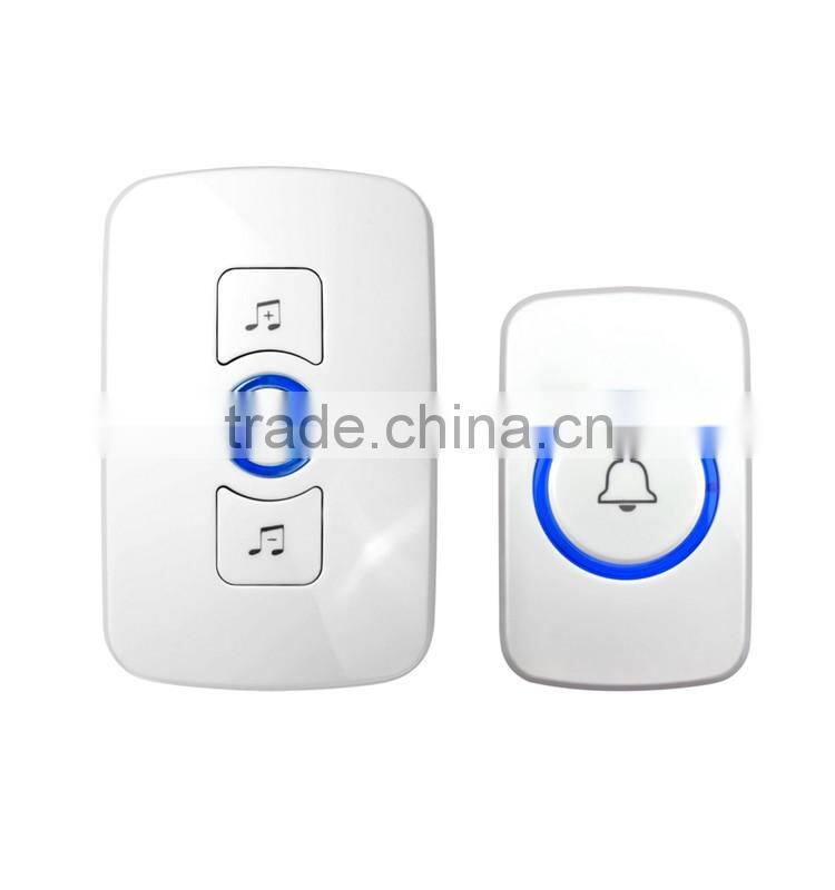 ireless Home Alarm Cordless Battery Door Bell Chime Welcome Burglar Alarm Bell