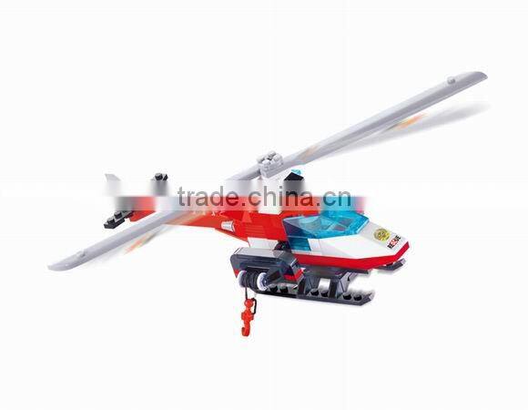 2014 DIY intelligence fire fighter series plastic brain toys blocks