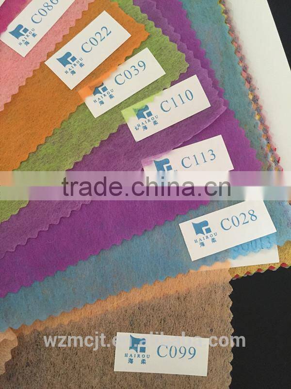 Hairou Colorful Chemical bond Non-woven Wrapping Samples