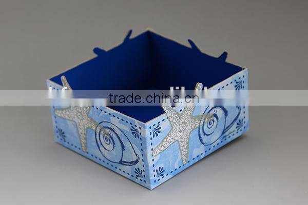 die-cut desk organizer storage paper box