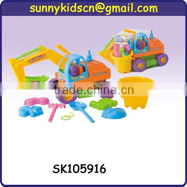 colorful sand beach pedal carts toys with EN71