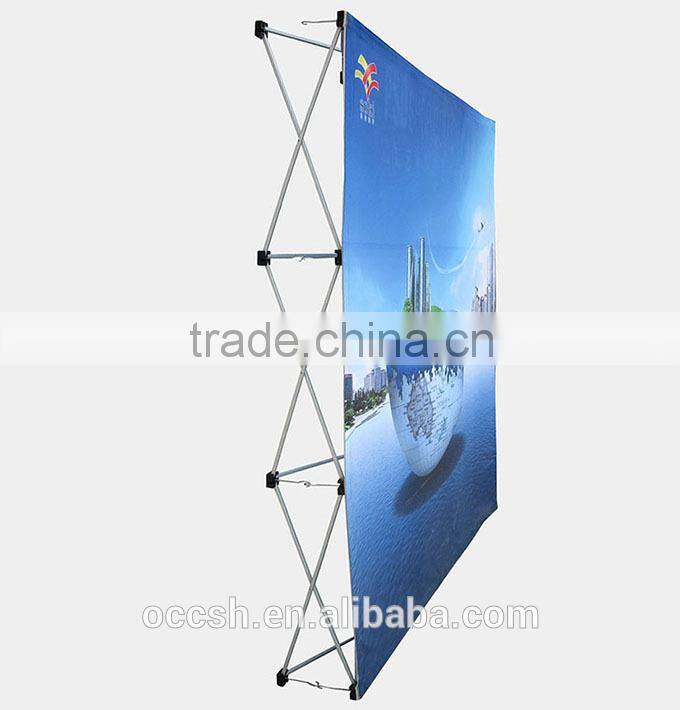 Tension Fabric Pop Up Display Exhibition Wall Banner Trade Show Display Booth