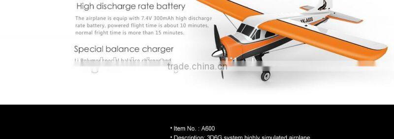 Mini appearance!Wltoys XK A600 3D lock mode fixed wing rc model airplane brushless motor