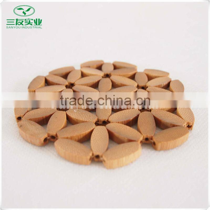 Natural Bamboo Coffee Cup Mat