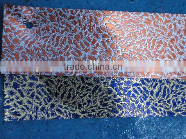 Fancy gold and silver foil cardboard/paper