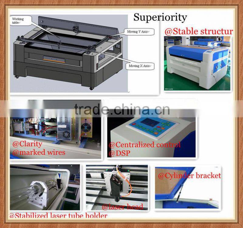 Shandong Jinan Manufacturer Wood engraving machine CO2 laser power Reci tube 80W paper plates machine