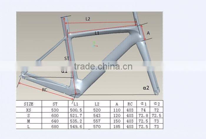 MeyerGlobal New design oem MGFRBH-G6 carbon road bike parts china cheap bicycle frame bicicletas carbono can use 700C wheelset