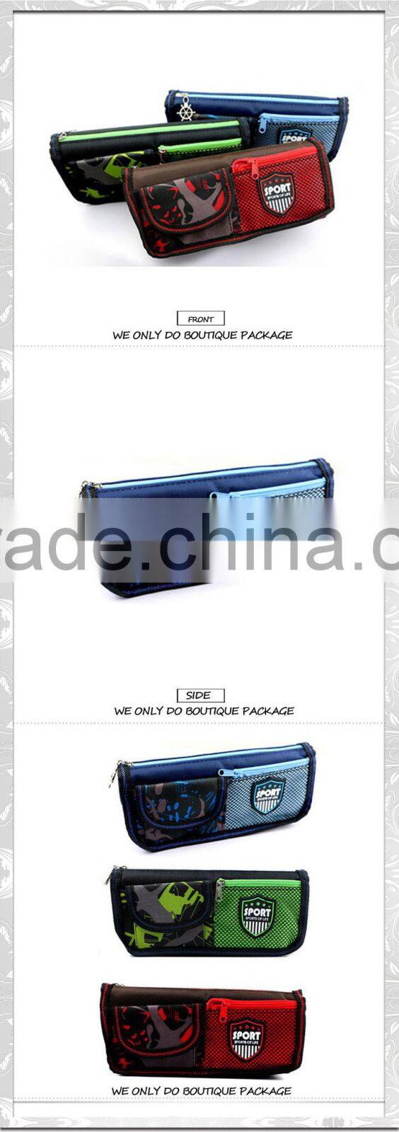 Customized designer zipper pencil box