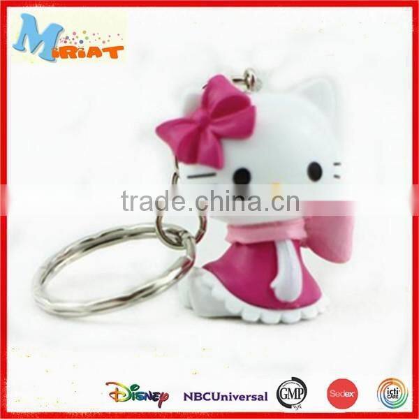 Promotion 3D Cartoon Characters Soft PVC Rubber keychain
