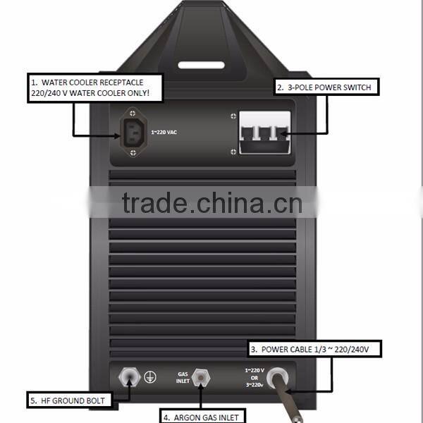 Portable AC DC 3IN1 TIG250Ex Tig Inverter Welding Machine